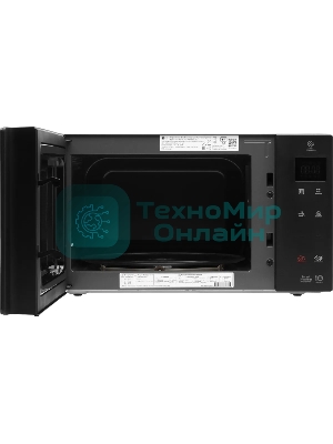 Микроволновая печь LG MW25R35GIS черный, 25 л, 1000 Вт, переключатели - сенсор