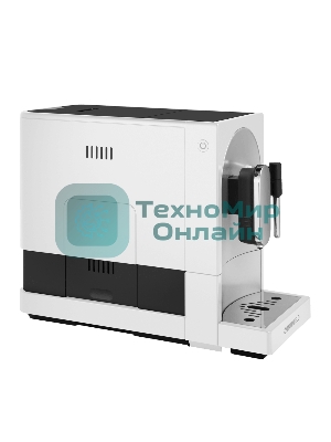 Кофемашина автоматическая Maunfeld MF-A7021WH белый, исп. кофе - зерна, 1.1 л, 1470 Вт, 19 бар