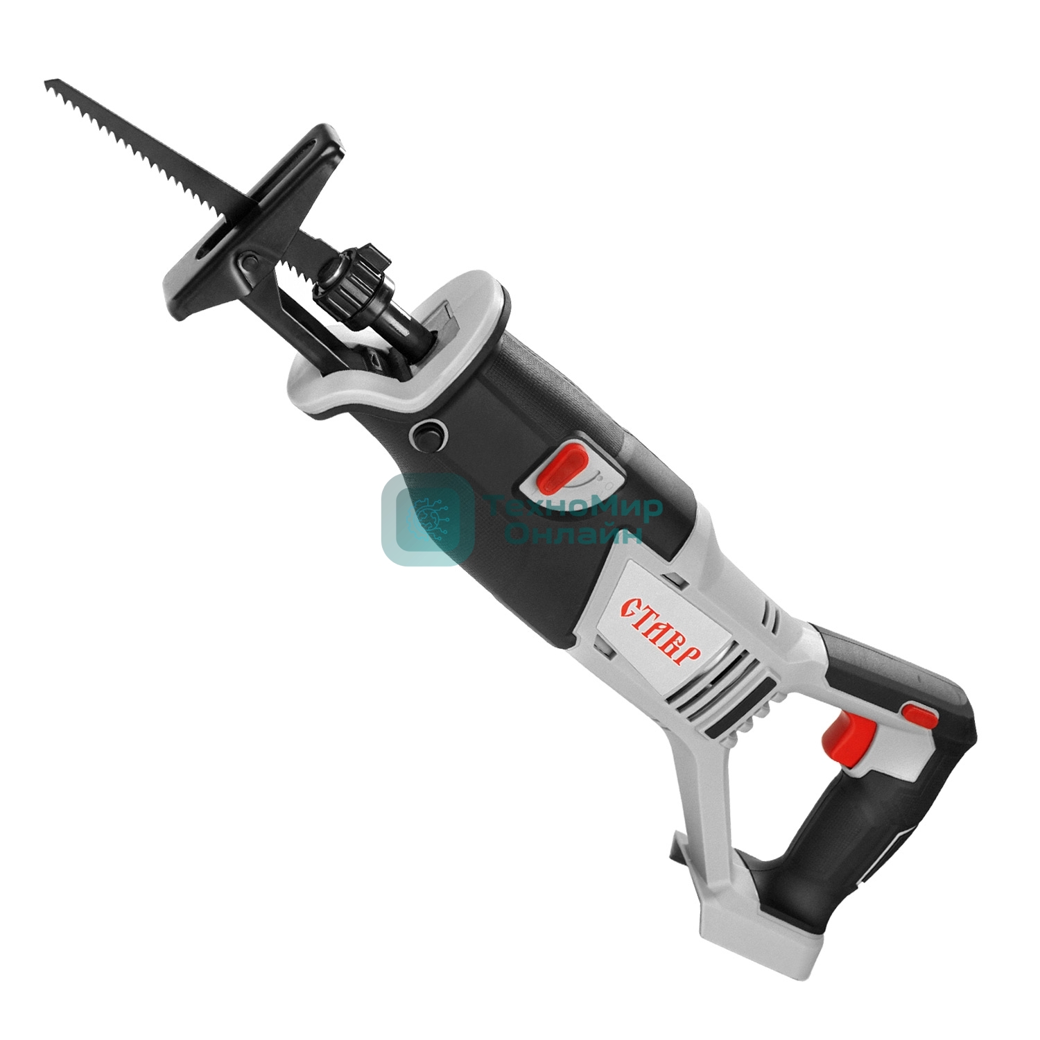 Пила сабельная аккумуляторная Ставр ПСА-110/20, 20Вольт, частота хода 0-3000ход/мин, ход пильного полотна 20мм, быстрозажимной патрон, макс глубина пропила 110мм