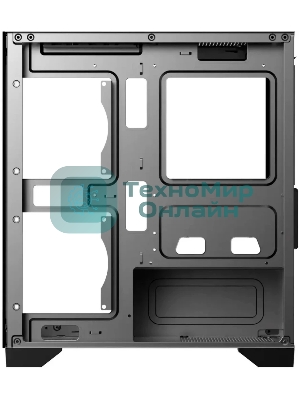 Компьютерный корпус Bloody BD-CC103 черный без БП mATX 7x120мм 1xUSB 2.0 1xUSB 3.0 audio bott PSU