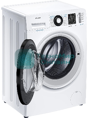 Стиральная машина Atlant СМА-80С1213-02 белый, цвет люка черный, загрузка фронтальная 8 кг, 1200 об/мин., класс: А+++