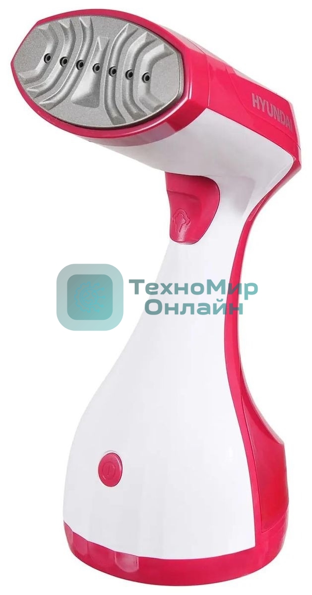 Отпариватель Hyundai H-HS02123 белый/вишневый, 1650 Вт, 28 г/мин, 300 мл