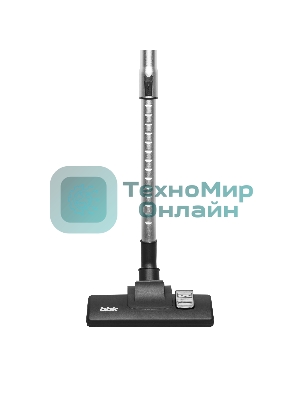 Пылесос вертикальный BBK BV2512 черный/белый, питание от сети, 100 Вт, уборка сухая, пылесборник 0.5 л