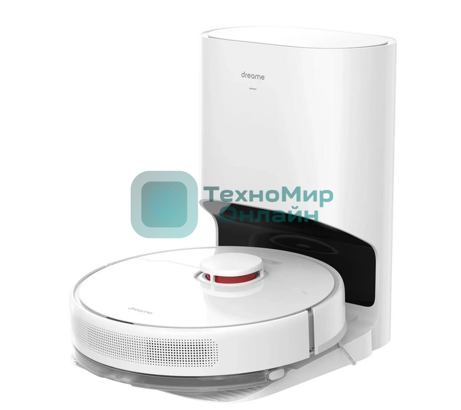 Робот-пылесос Dreame RLS3D Vacuum and Mop D10 Plus белый, 46 Вт, 5200 мА·ч Li-Ion, уборка сухая/влажная, пылесборник контейнер 0.4 л