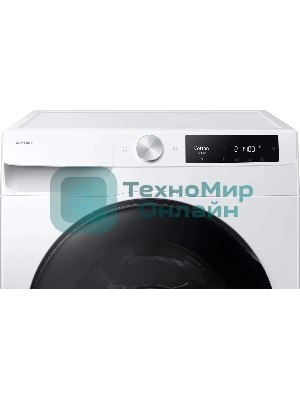 Стирально-сушильная машина Samsung WD11DG6B85BELP белый, загрузка фронтальная 11 кг, 1400 об/мин, класс: A