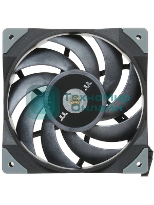 Вентилятор для корпуса Thermaltake TOUGHFAN 12 черный, 120 мм, 2000 об/мин, 22.3 дБ, 4 pin