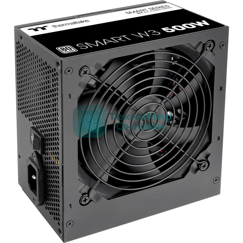 Блок питания Thermaltake Smart RGb 500W (PS-SPW-0500NNFAWE-1), 500Вт, 80 PLUS, 120мм, черный