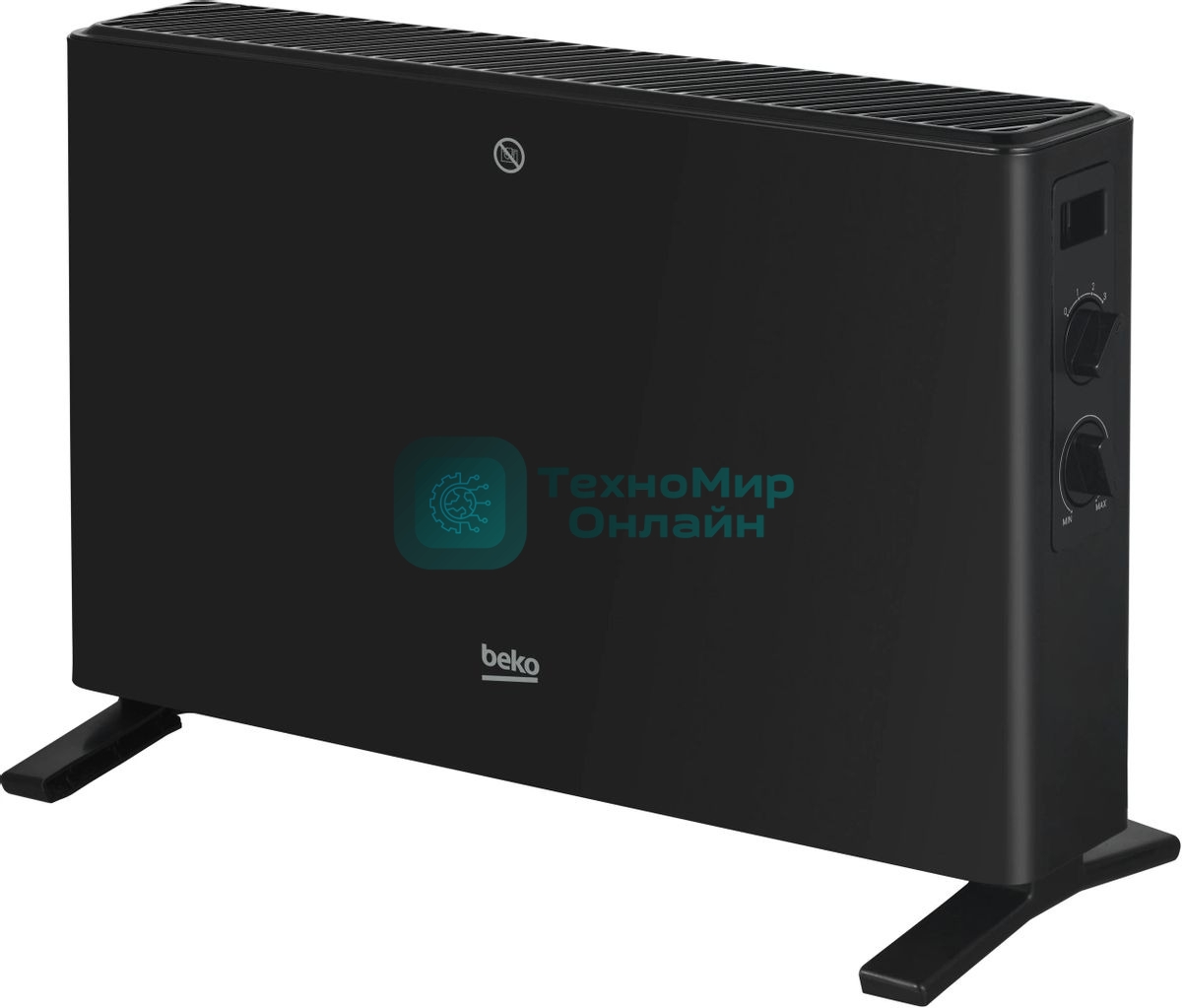 Конвектор электрический Beko Winter Range RHC 5218 B черный, 1800 Вт, 20 м2, термостат