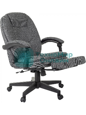 Кресло Бюрократ CH-868MSG-BF 3C1 серый, ткань, подставка для ног