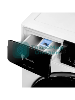 Стиральная машина LEONORD LWM-102812 (109592) белая, загрузка фронтальная 8кг, 1200 об/мин., класс: A+++