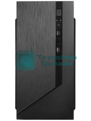Компьютерный корпус Сase Forza mATX, 450W, 2xUSB 2.0, Black, w/o FAN, 12 см fan PSU, power cord