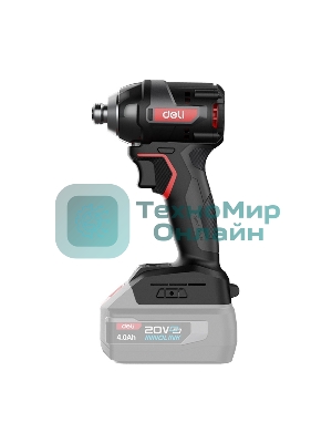 Винтоверт ударный аккумуляторный Deli DE-QZ20-1A4 (1АКБ*4А·ч + ЗУ, 20V, 200Нм, 0-3600об/мин, 0-3600уд/мин, сумка)