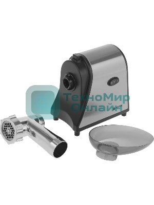 Мясорубка электрическая Vitek VT-3636 серебристый, 1700 Вт, 1.7 кг/мин, реверс, насадки - 4