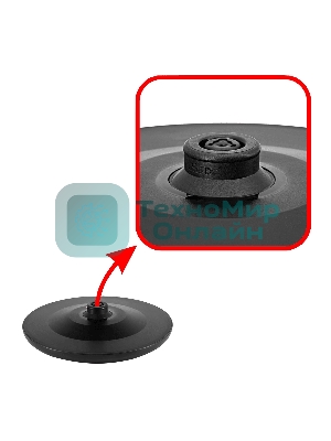 Чайник электрический Maunfeld MFK-647BK черный с хромированными элементами