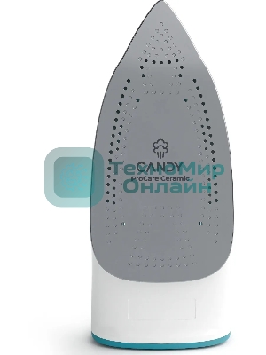 Утюг Candy CI-106 белый/бирюзовый, 3200 Вт, 180 г/мин, 400 мл