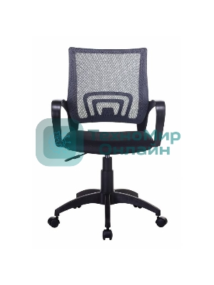 Кресло Бюрократ CH-695NLT темно-серый/черный, сетка/ткань, 120 кг, механизм качания