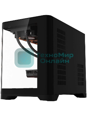 Компьютерный корпус 1STPLAYER UVIEW UV6 черный mATX UV6-BK