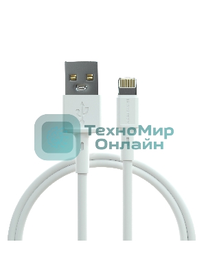 Сетевое зарядное устройство MORE CHOICE (4610196409028) NC11i СЗУ 2USB 2.4A для Lightning 8-pin белый