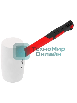 Киянка резиновая Matrix 11198 910 г, белая резина, фибергласовая рукоятка