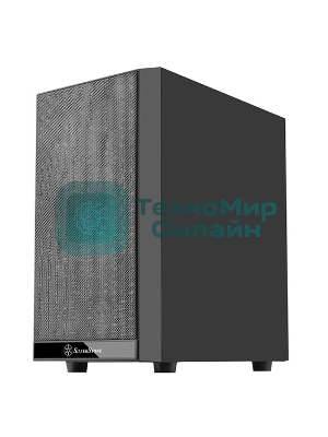 Компьютерный корпус Silverstone SST-PS15B-PRO Precision Mini Tower Micro ATX Computer Case, tempered glass, 2x 120мм ARGb, 1x ARGb Controller, black