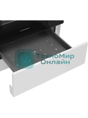 Плита электрическая Maunfeld MEC55CW08D белый, конфорок 4 шт, духовка 60 л, 50 см x 85 см x 60 см
