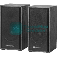 Акустическая система Defender SPK-240 2.0 черный (2x3 Вт, USB пит, раз. д. науш.)
