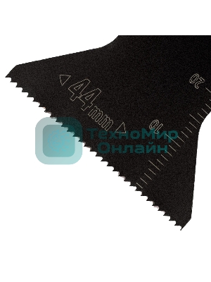 Насадка для МФИ Denzel режущая Т-образная, BiM, по металлу и дереву, 44 x 1,4 мм, мелкий зуб