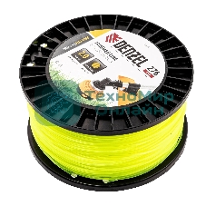 Леска для триммера Denzel круглая, 2,0мм х 276м, на DIN катушке FLEX CORD