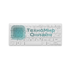 Клавиатура проводная OLMIO CK-05 компактная белый