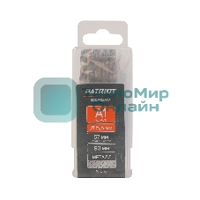 Сверло PATRIOT EXPERT по металлу, Р6М5К5, 5,5 мм, упаковка 10 шт