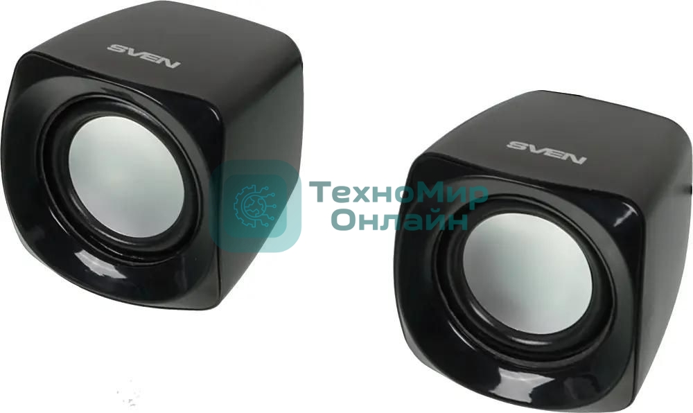 Акустическая система SVEN 120 2.0 черный 5Вт