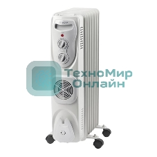 Обогреватель масляный Engy EN-1307F Classic (7 секций), белый, 2000 Вт, 25 м2, термостат