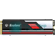 Накопитель SSD KingSpec XG7000, 2Tb, PCIe 4.0 x4, M.2 2280, NVMe, R/W 7400/6600, с радиатором