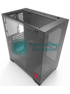 Компьютерный корпус Bloody BD-CC103 черный без БП mATX 7x120мм 1xUSB 2.0 1xUSB 3.0 audio bott PSU