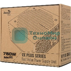 Блок питания Aerocool/Formula VX-750 PLUS, 750Вт 120мм, черный