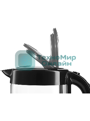 Чайник электрический Bosch TWK70B03 1.7 л, 2400 Вт, черный (корпус: стекло)