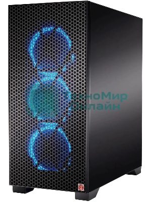 Компьютер IRU Tactio 510B7GP TWR i7 14700F (2.1) 32Gb SSD 1Tb RTX 5070 12Gb FreeDOS GbitEth 750W черный (RUS) (2146243)