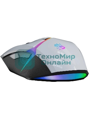 Мышь проводная A4Tech Bloody W60 Max белый, 10000 dpi, USB, кнопки - 10