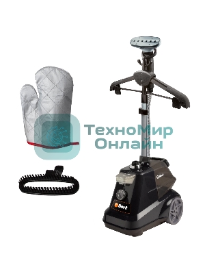 Отпариватель Bort Comfort + Black Edition черный, 2350 Вт, 70 г/мин, 3000 мл