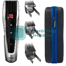 Машинка для стрижки Philips HC9420/15 серебристый/черный (насадок в компл:3шт)