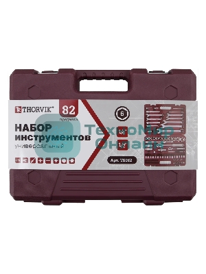Набор инструмента универсальный Thorvik TS082 1/4