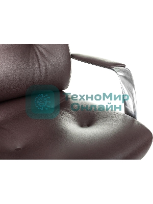 Кресло Бюрократ DAO/BROWN коричневый, кожа