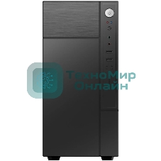 Компьютерный корпус с блоком питания 450Вт./Case Forza mATX case, black, w/PSU 450W 12cm, w/2xUSB 2.0, w/pwr cord, w/o FAN