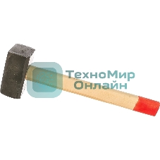 Кувалда Сибртех, 3000 г, кованая головка, деревянная рукоятка 380 мм