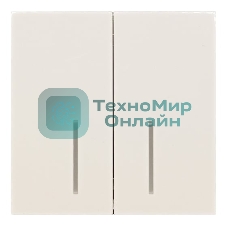 Выключатель 2-кл. с индик. LEZARD СП ZIMA IP20 10А безвинт. зажим, слон. кость 704-9088-112QC