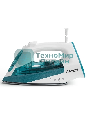 Утюг Candy CI-106 белый/бирюзовый, 3200 Вт, 180 г/мин, 400 мл