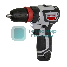 Дрель-шуруповерт аккумуляторная ИНТЕРСКОЛ ДА-10/12В 36, Аккумуляторная, 12В, 2 АКБ