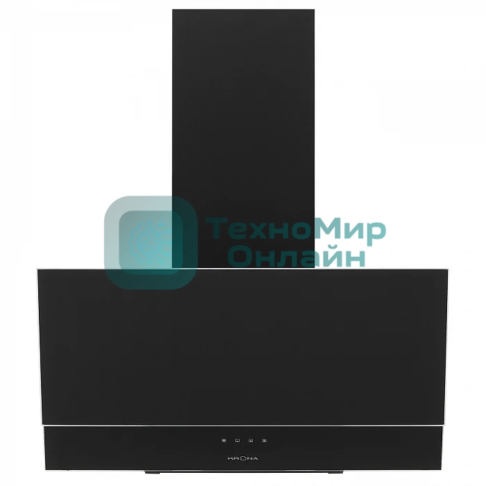 Вытяжка наклонная KRONA Verein II 600 Black S черный, 60 см, 863 куб. м/ч, 55 дБ