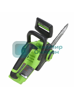 Цепная пила аккумуляторная GreenWorks GD24CS30K2, 24V, 30см, бесщеточная, c АКБ 2 А·ч и ЗУ (2007007UA)