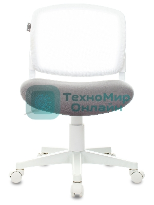 Кресло Бюрократ CH-W296NX белый, сетка, 120 кг